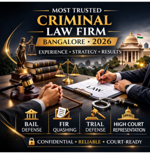 trusted criminal law firm Bangalore