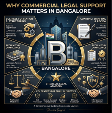 commercial law firm in Bangalore help small businesses