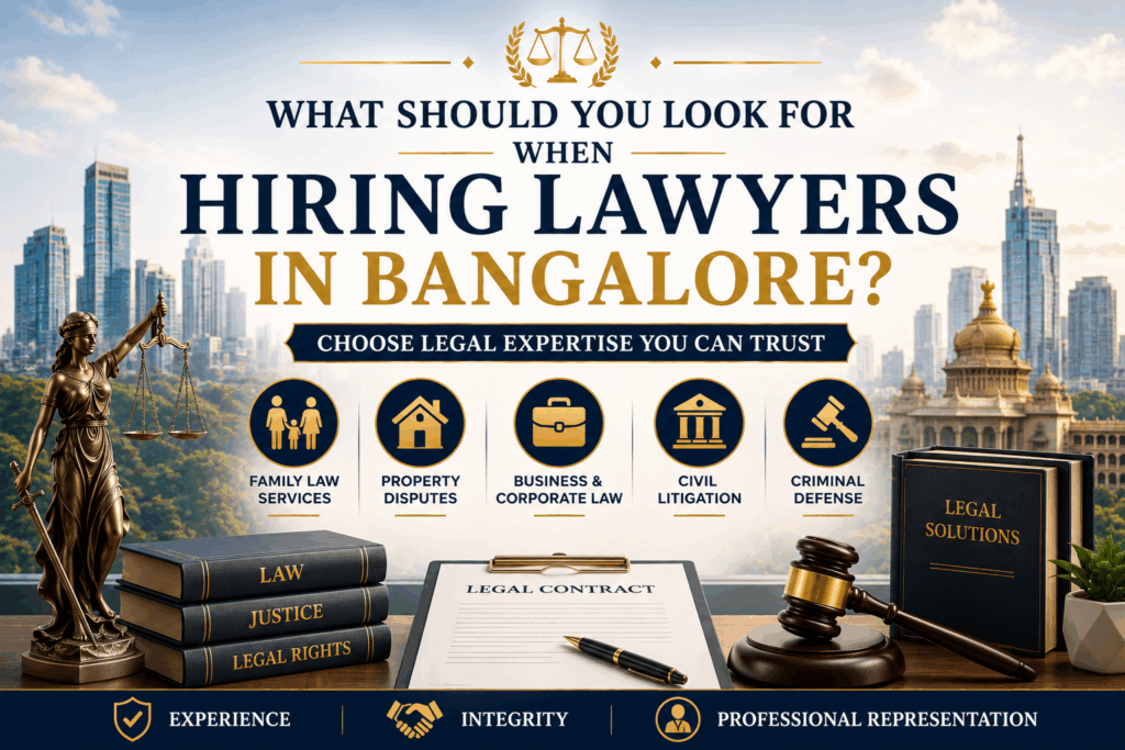 hiring lawyers in bangalore professional legal services